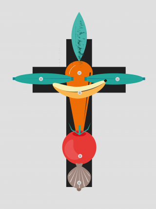 Vegetable cross