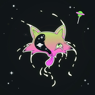 Kitty cat from outta space