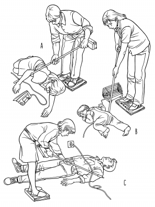 First Aid - In case of electric shock