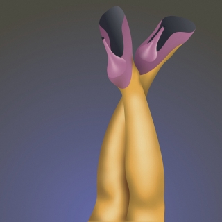 Women legs with shoes