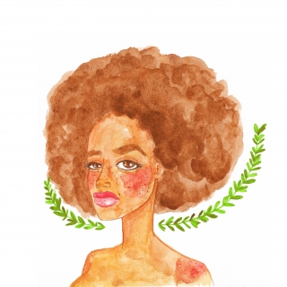 Watercolor portrait of a beautiful black woman.jpg