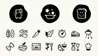 Icon set for Migusto about cooking designed at Process Brand Evolution.jpg