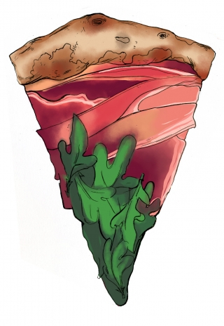 Slice of arugula pizza.jpg