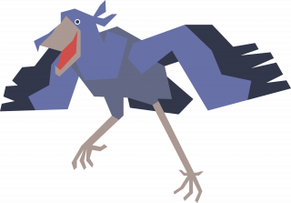 Shoebill stork