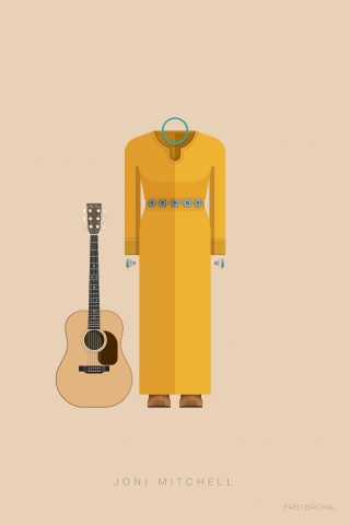 Joni Mitchel - Music Costumes 