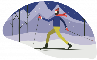 Cross-country skiing