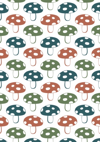 Mushrooms Pattern