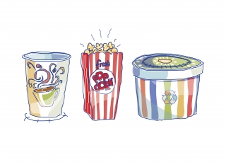 Pop corn_cup