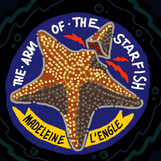 Cover illustration concept for The Arm Of The Starfish by Madeleine L'Engle