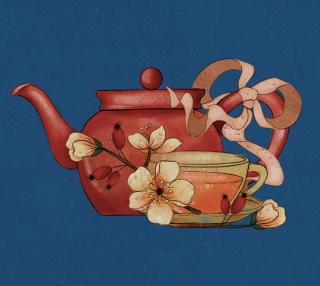 Rosehip Teapot