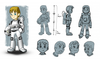 4. Astronalta Character Design