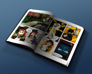 La pintora Mockup livro