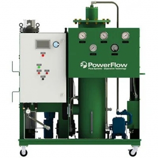 Oil Purifier - Discover the efficiency of PowerFlow's XLP oil purifier. Removes up to 100% of particulate, free and dissolved water, and gases. It is also the most user-friendly oil purifier ever built.  Purchase or rent yours today. https://www.pwrfs.com/product/lube-hydraulic-oil-dehydrator-purifiers/