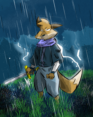 Pip in grass storm coming.png