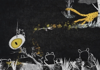 Jaguar runing away and losing an eye s.jpeg