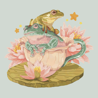 Froggy_Tea_party_