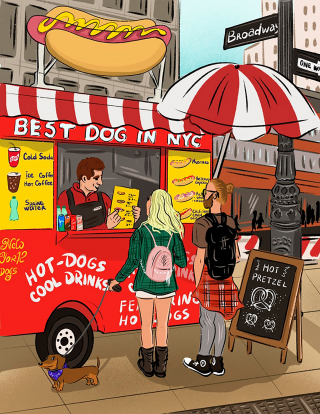 NYC hotdogs