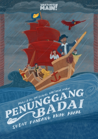 An original musical poster, 'Penunggang Badai'
