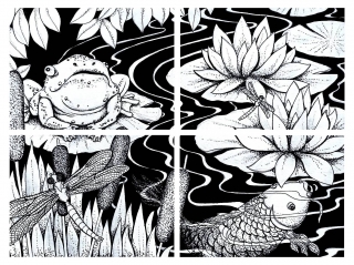 Pond Quadriptych - C.light.jpg