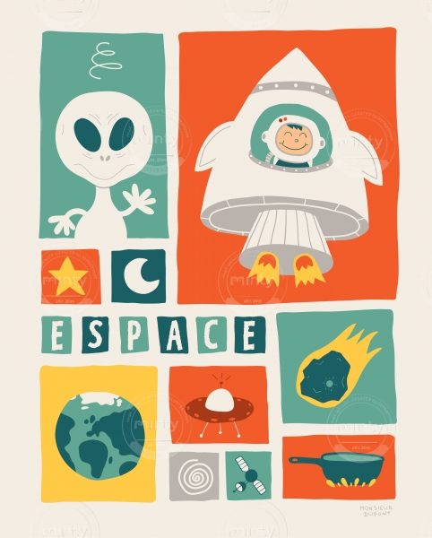 Poster of space