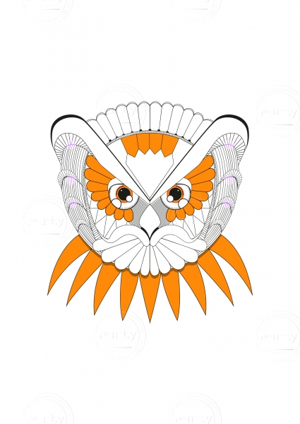 Orange owl