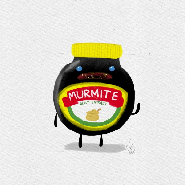 Marmite jar character