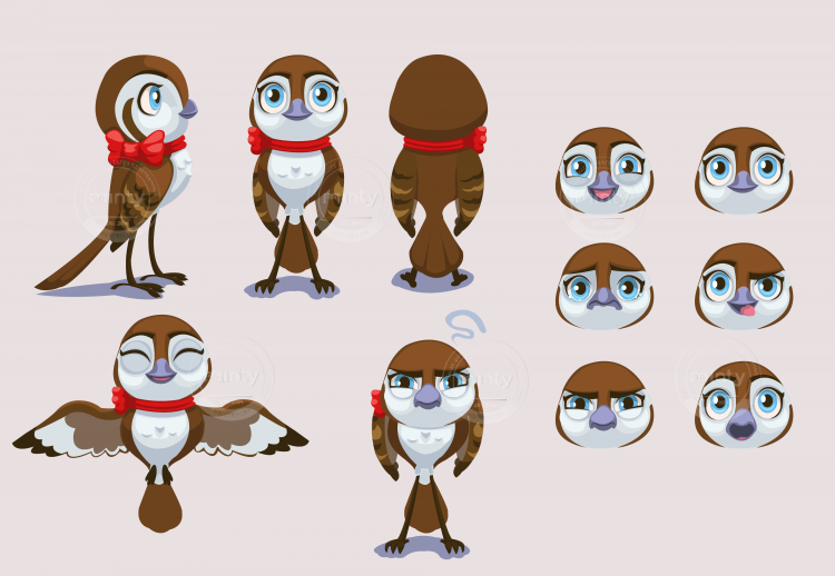 Sparrow character sheet.