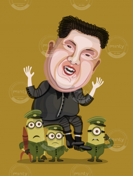 Kim Jong-Un and little minions