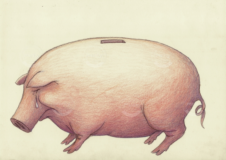 One poor piggy bank II
