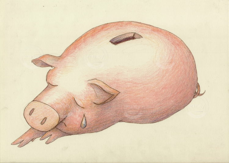One poor piggy bank I