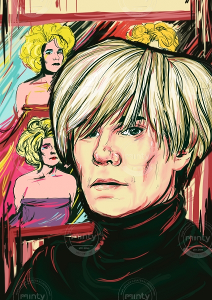 Andy Warhol portrait