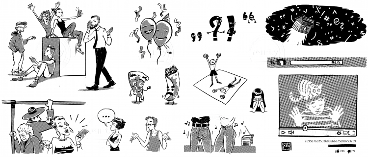 illustrations for slovak grammar book 2