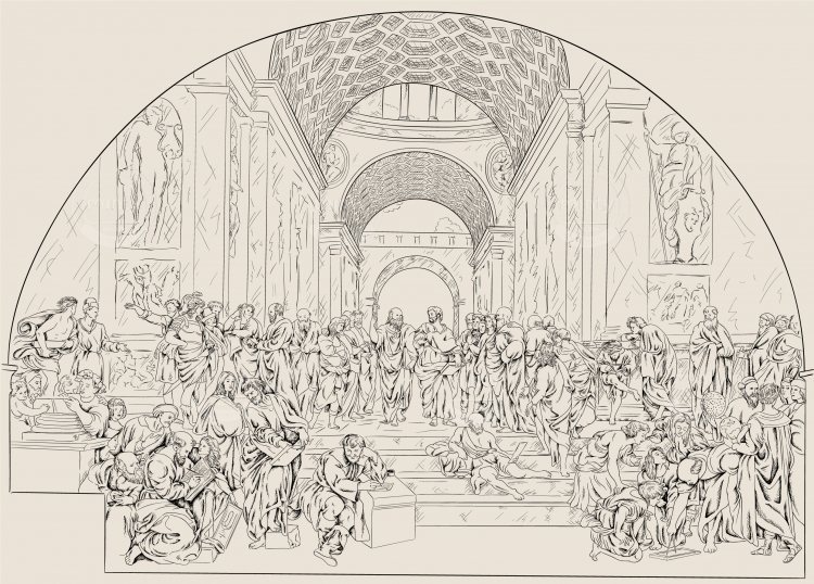 The-School-of-Athens-by-Raphael