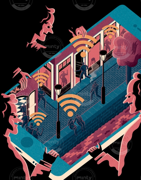 Illustration for Het Financieele Dlagbad Wifi