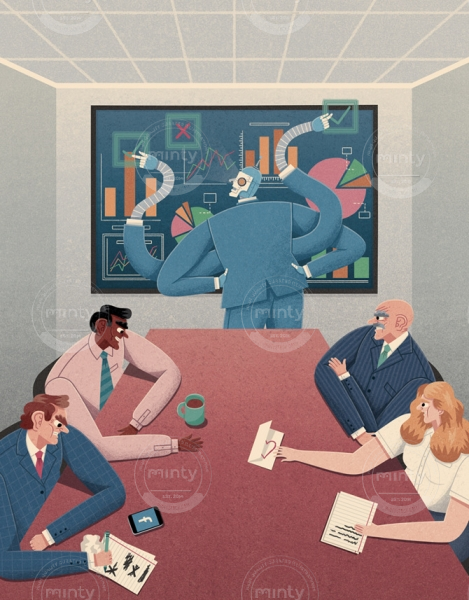 Illustration for Het Financieele Dlagbad Office