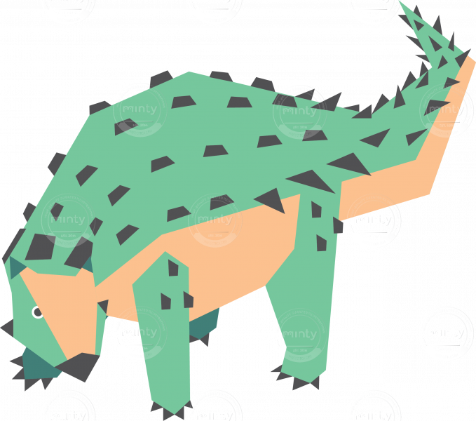 Prehistoric ankylosaur