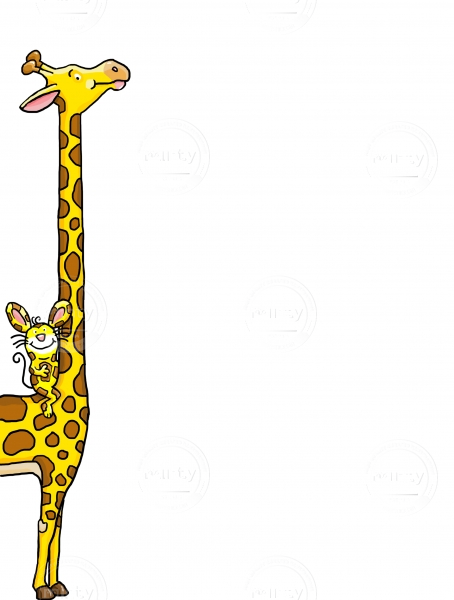 A Mouse And A Giraffe Illustration Price Minty