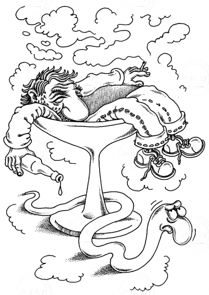 Illustrations to the dictionary about drunkenness 03