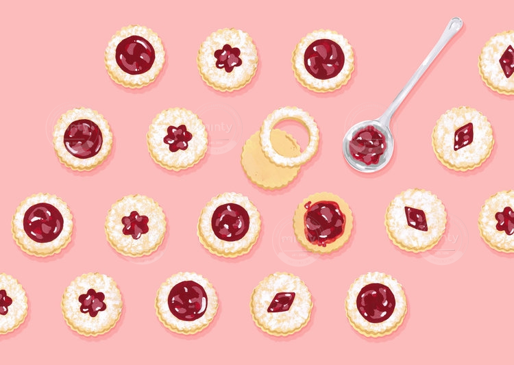 Jam Filled Cookies