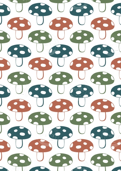 Mushrooms Pattern