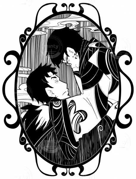 watanuki doumeki fanart 02