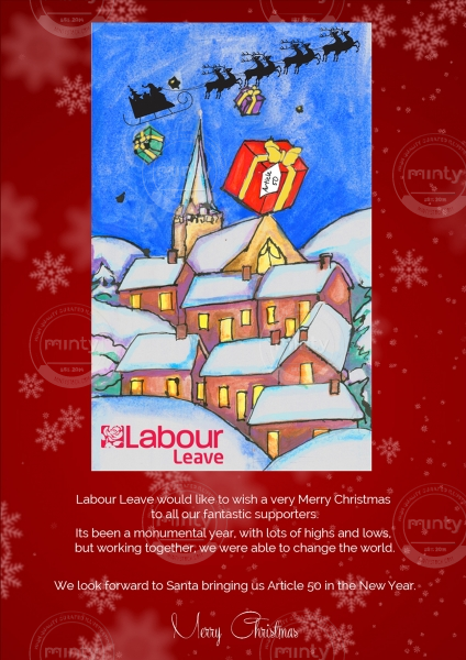LabourLeave Christmas mailer Dec 2016