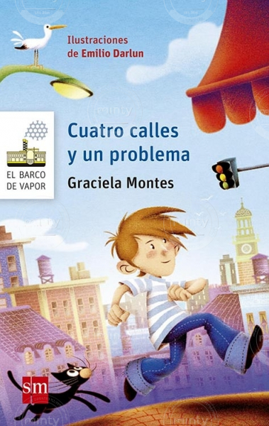 Book Cover - Cuatro calles y un problema 