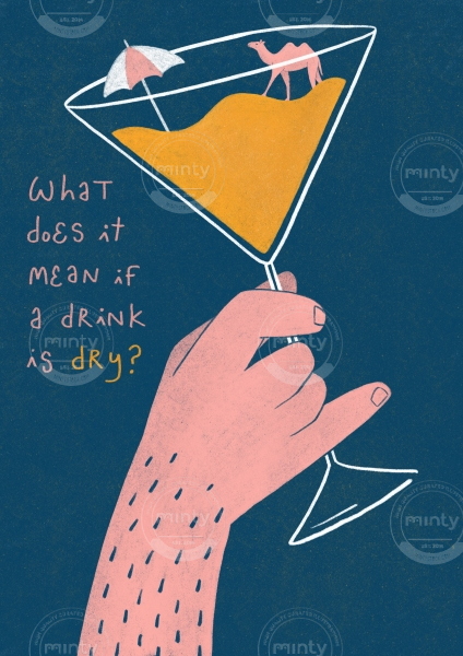 What does it mean if a drink is dry? - A3