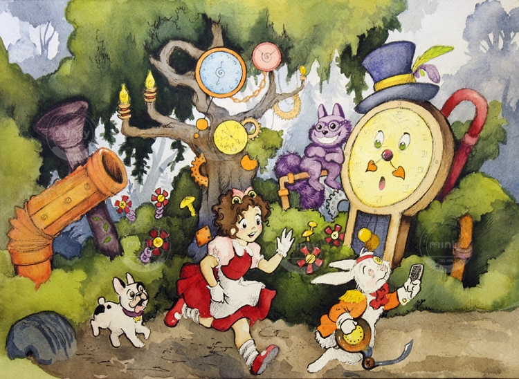 Alice in Steampunk Land