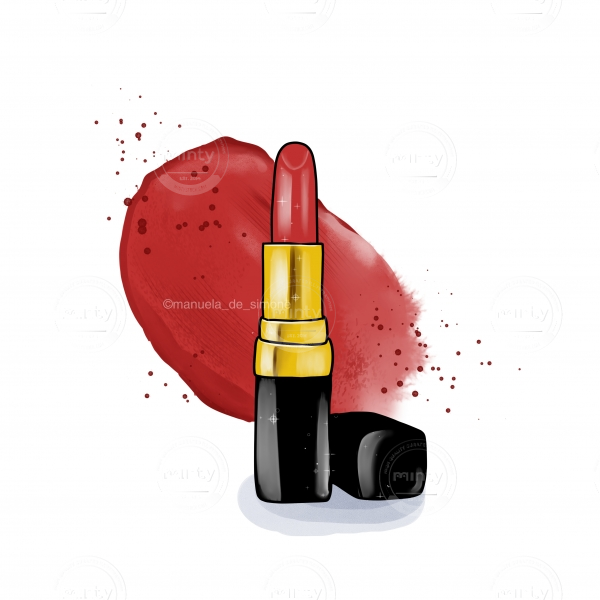 Red Lipstick Open Cosmetics