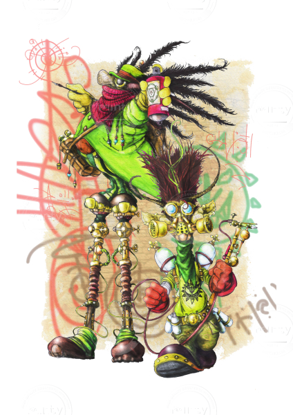 Art print Skrellig Boys