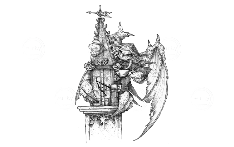 Bods Scan Gargoyle end scene