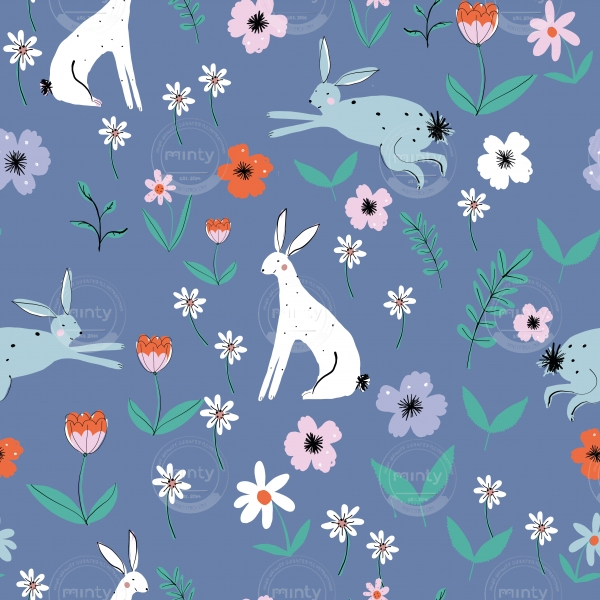 Spring _garden_vector_pattern