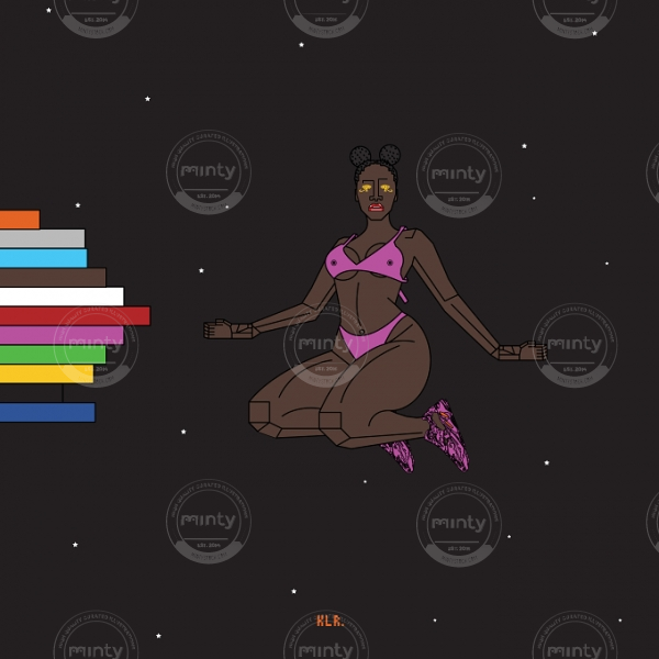 Black Girl Princess in Space